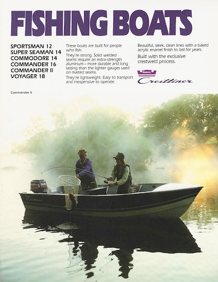 Crestliner 1983 Brochure Package