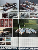 Crestliner 1984 Fishing Boats Poster Brochure