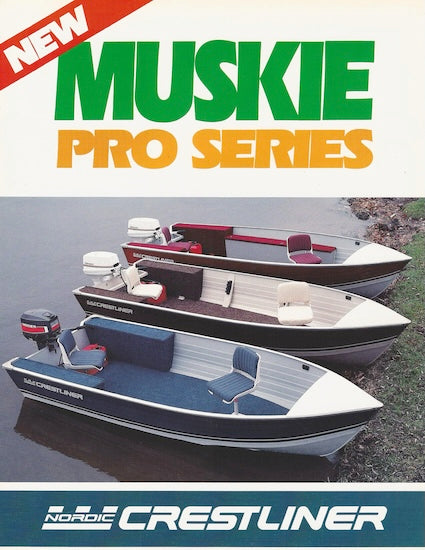 Crestliner Muskie Pro Series Specification Flyer Brochure