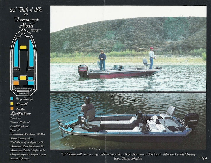 Champion 1986 Brochure