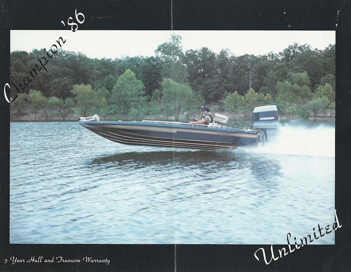 Champion 1986 Brochure