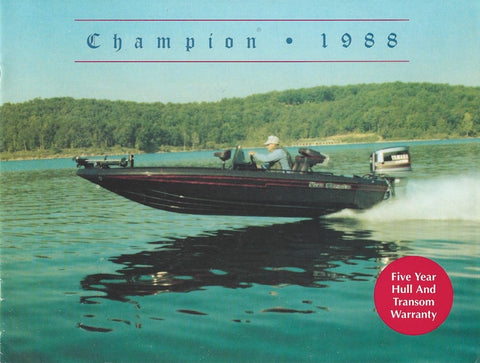 Champion 1988 Brochure