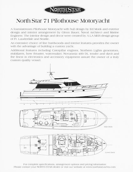North Star 71 Specification Brochure