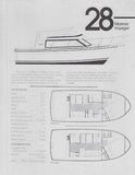 Carver 28 Mariner / Voyager Specification Brochure