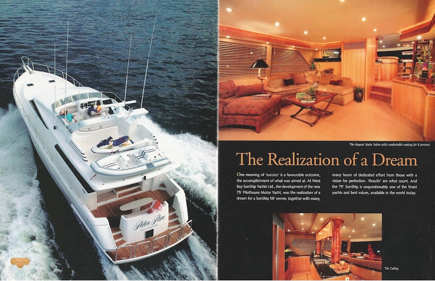 West Bay SonShip 75 Motor Yacht Brochure