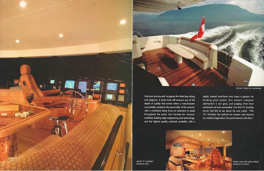 West Bay SonShip 75 Motor Yacht Brochure