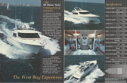 West Bay SonShip 58 Motor Yacht Brochure