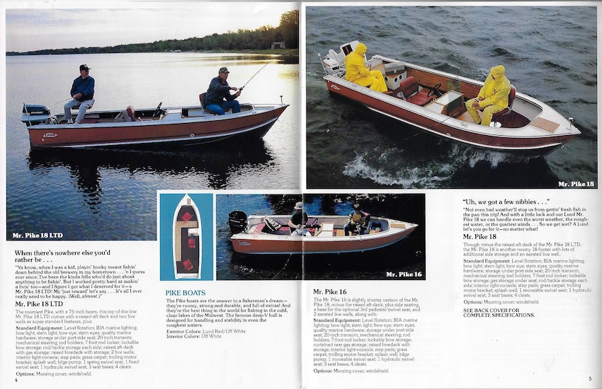 Lund 1980 Fishing Brochure