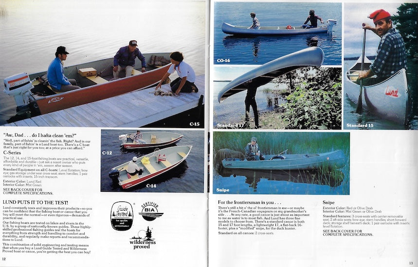 Lund 1980 Fishing Brochure