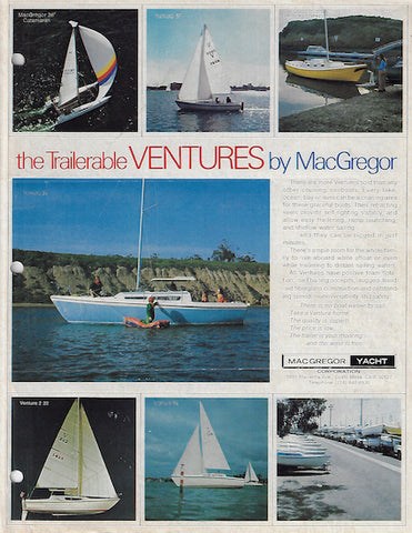 MacGregor 1979 Venture Brochure