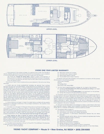 Viking 63 Motor Yacht Specification Brochure