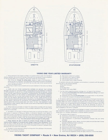 Viking 35 Convertible Specification Brochure
