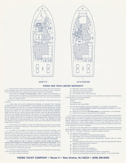 Viking 41 Convertible Specification Brochure