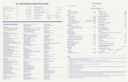 Viking 48 Convertible Specification Brochure