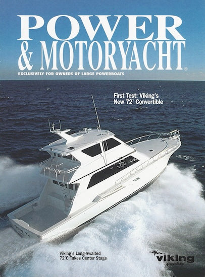 Viking 72 Convertible Power & Motoryacht Magazine Reprint Brochure