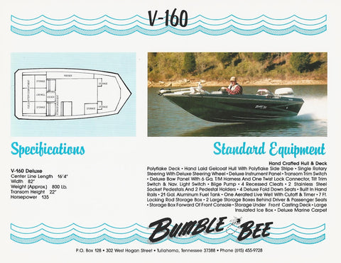 Bumble Bee V-160 Brochure