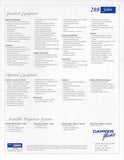 Carver 280 Sedan Specification Brochure