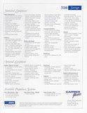 Carver 310 Santego Specification Brochure