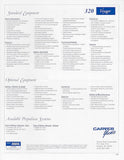 Carver 320 Voyager Specification Brochure