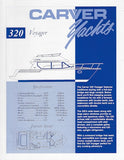 Carver 320 Voyager Specification Brochure