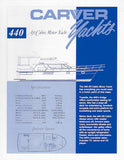 Carver 440 Aft Cabin Motor Yacht Specification Brochure