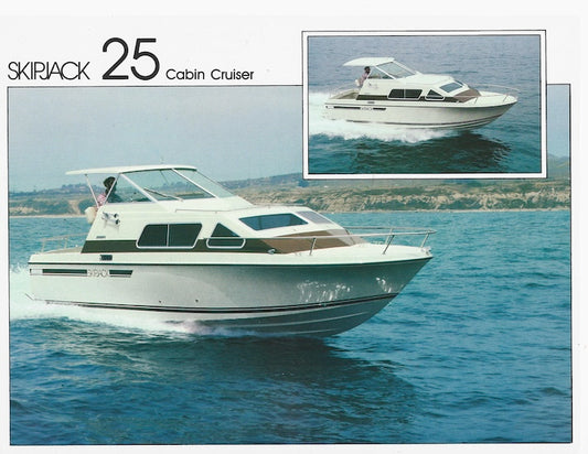 Skipjack 25 Cabin Cruiser Specification Brochure