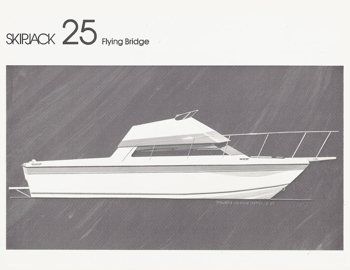 Skipjack 25 Flying Bridge Preliminary Specification Brochure