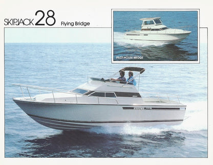Skipjack 28 Flying Bridge Specification Brochure