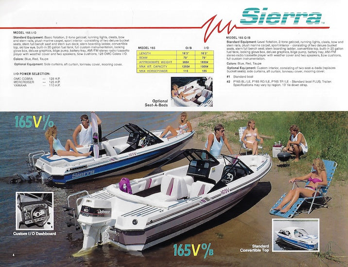 Northport 1992 Sierra Brochure