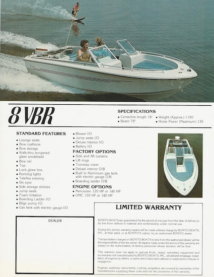 Bonito 1980s Brochure