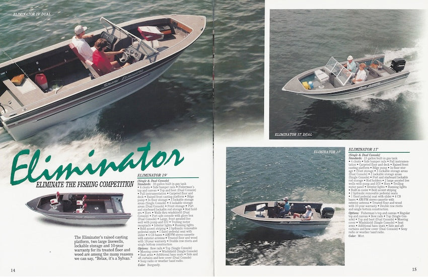 Sylvan 1992 Aluminum Brochure