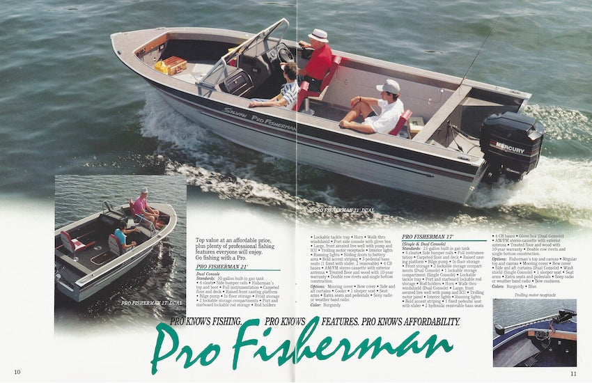 Sylvan 1992 Aluminum Brochure