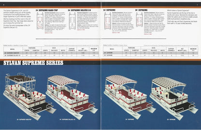 Sylvan 1987 Pontoon & Space Ships Brochure