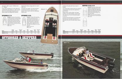 Sylvan 1987 Runabouts & Fishing Brochure