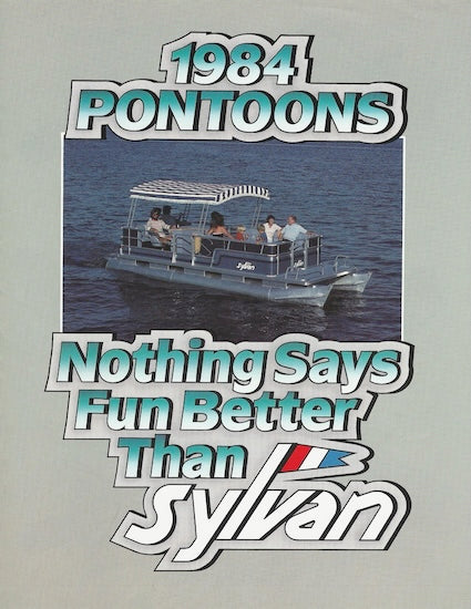 Sylvan 1984 Pontoon Poster Brochure