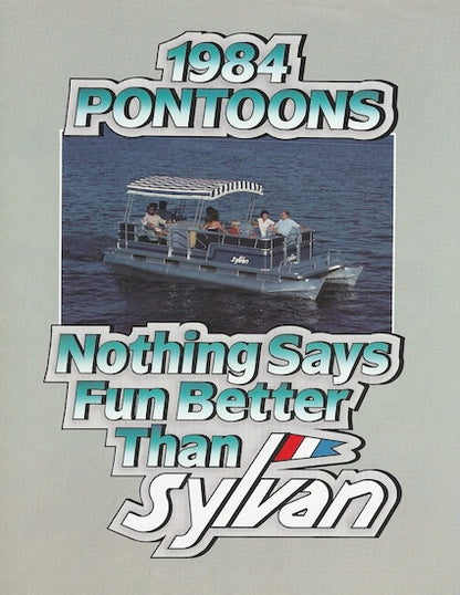Sylvan 1984 Pontoon Poster Brochure