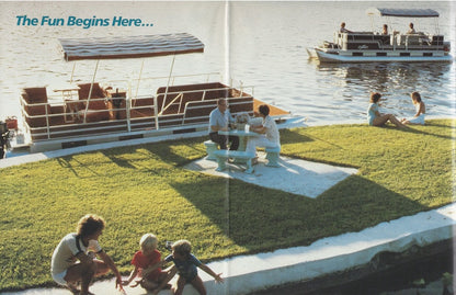 Sylvan 1984 Pontoon Poster Brochure