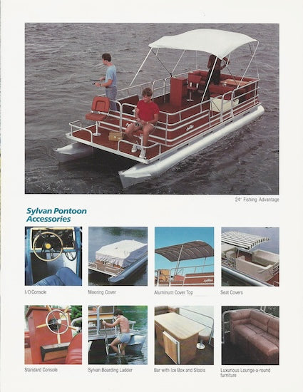 Sylvan 1984 Pontoon Poster Brochure