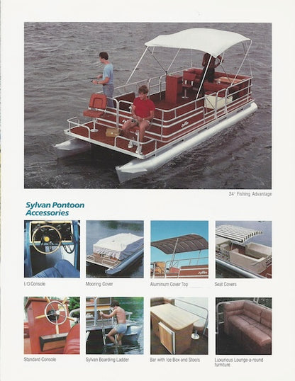 Sylvan 1984 Pontoon Poster Brochure