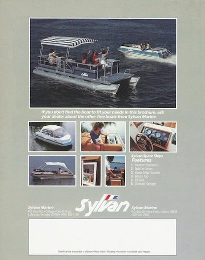 Sylvan 1984 Space Ships Brochure