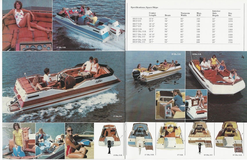 Sylvan 1981 Pontoon & Space Ships Brochure