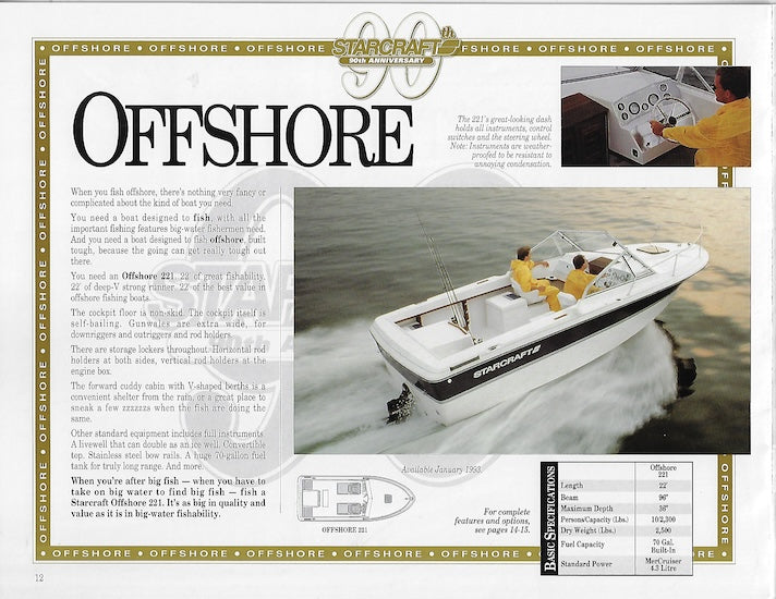 Starcraft 1993 Eurostar & Sport Boats Brochure