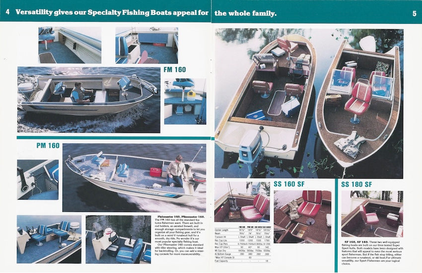 Starcraft 1985 Aluminum Brochure