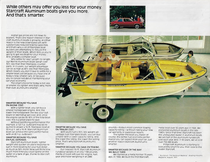 Starcraft 1980 Aluminum Brochure