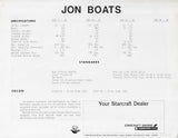 Starcraft Jon Boats Brochure