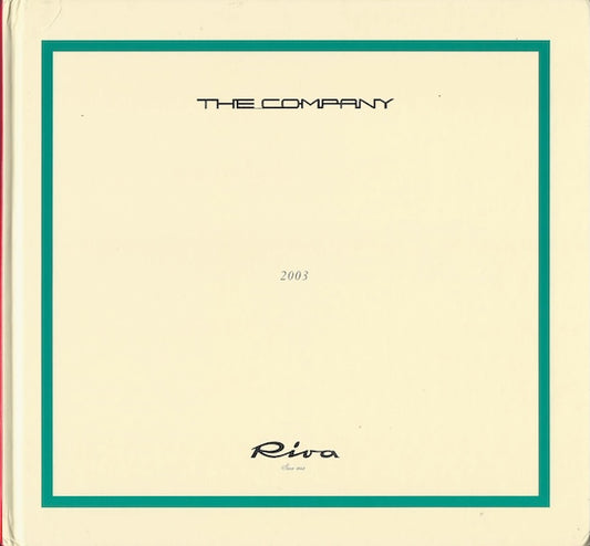 Riva 2003 Oversize Hardbound Brochure