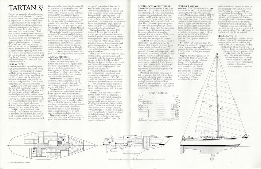 Tartan 37 Brochure