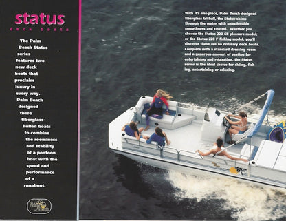 Palm Beach 1996 Pontoon Brochure
