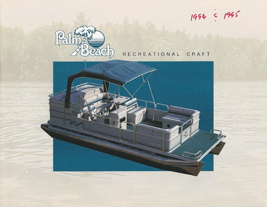 Palm Beach 1994 Pontoon Brochure