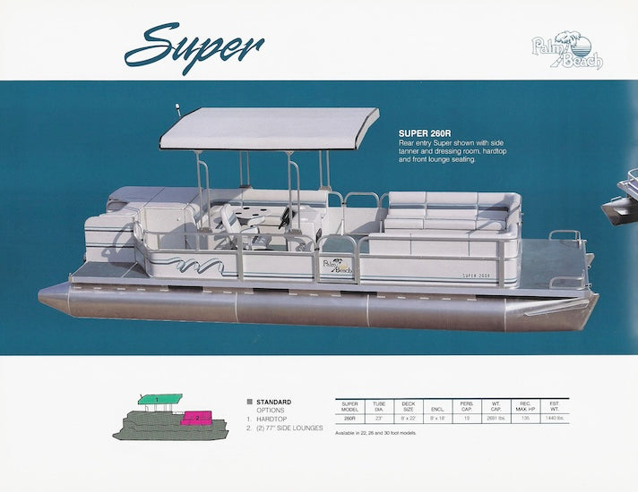 Palm Beach 1994 Pontoon Brochure